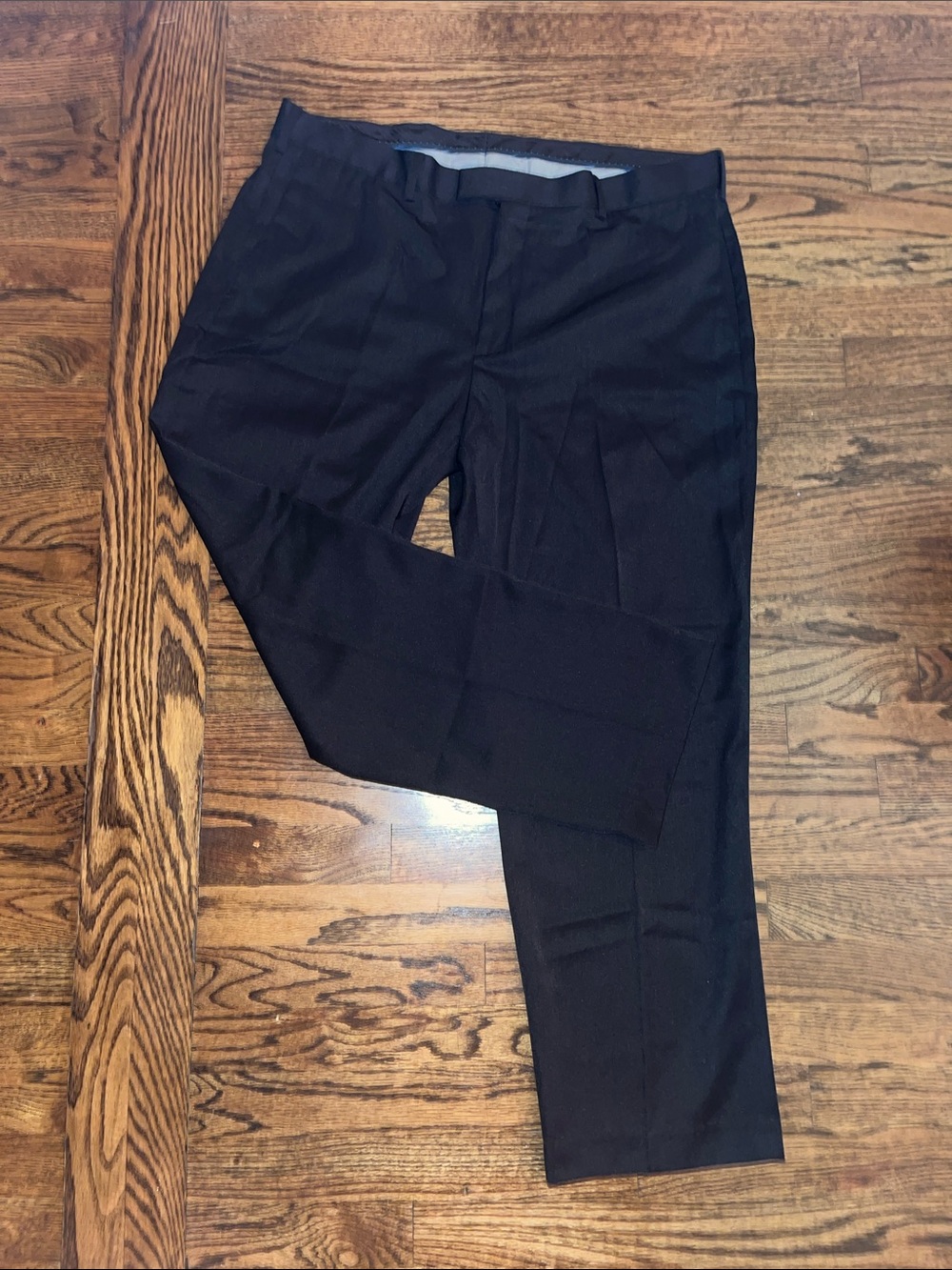 Axist Men's Black Dress Pants - Tailored Flat Front